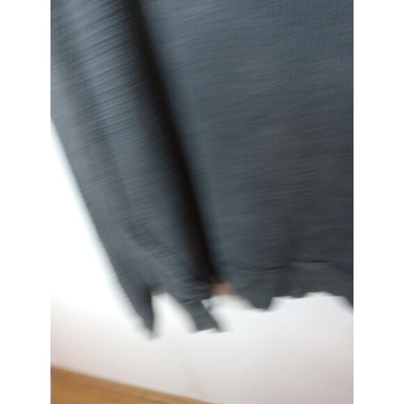 WE THE FREE (Size L) Dark Gray Shirt Slouchy Dolman Long Sleeve Waffle Knit Top - Picture 5 of 8